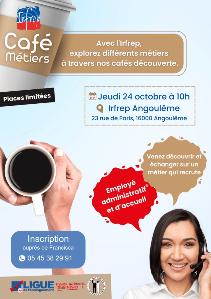 Café Métiers ☕ : Employé Administratif et d'Accueil